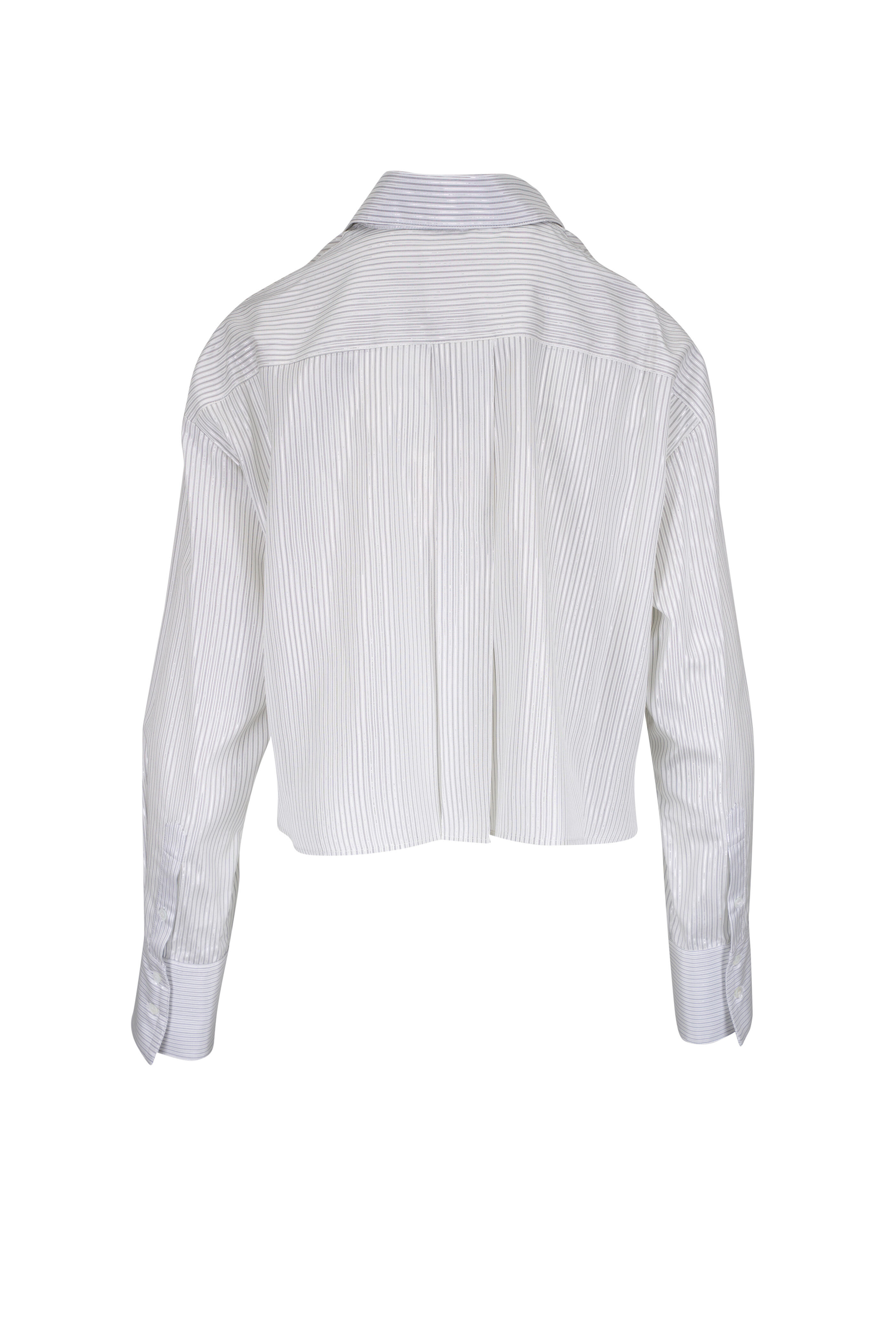 TWP - Little Big Joe Ivory Stripe Shirt