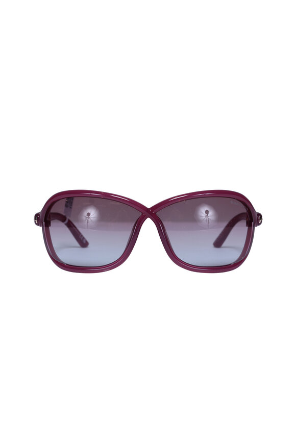 TOM FORD Betina バタフライラウンドサングラス Tom Ford - Bettina Butterfly Sunglasses in Fushia
