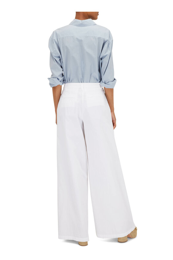 Nili Lotan - Dillon White Wide Leg Pant 