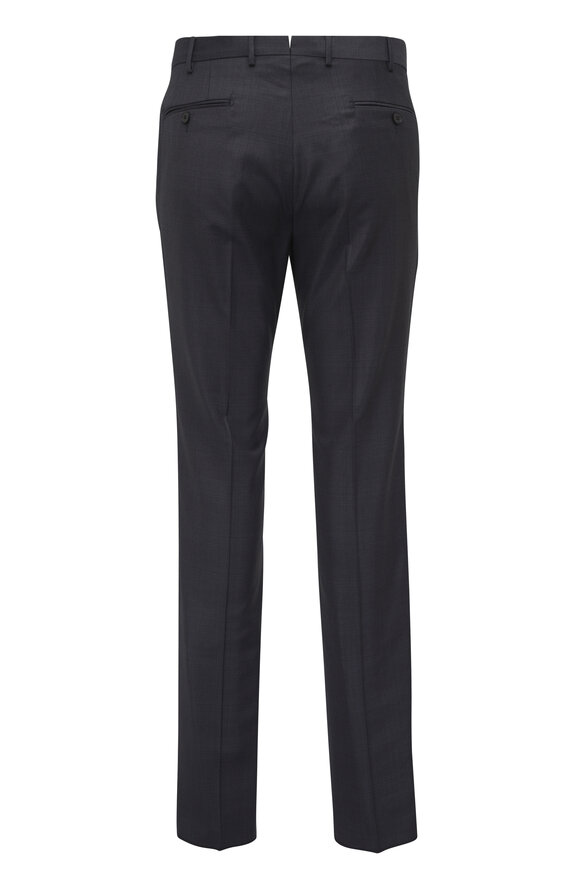 Zegna Trofeo Black Plaid Wool Suit - view 7