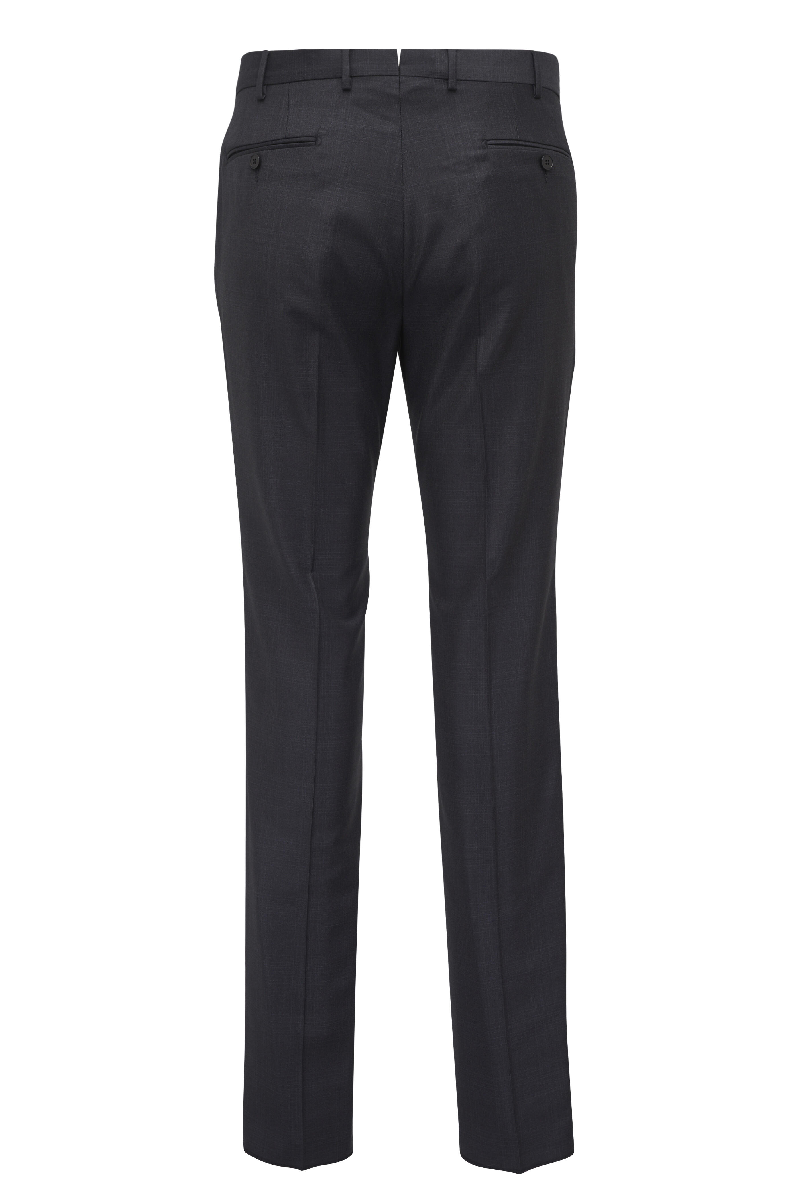 Zegna - Trofeo Black Plaid Wool Suit