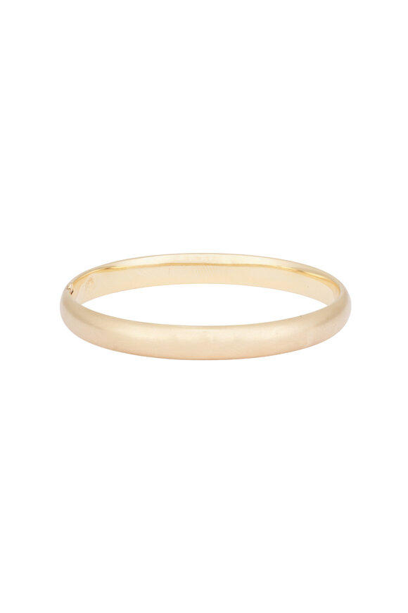 Lowy & Co Yellow Gold Diamond Bangle - view 2