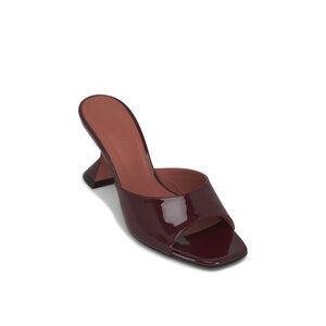 サンダル・ミュール AMINA MUADDI Brown suede Brigitte mules Amina Muaddi | Lupita 95 dark brown suede mules | Savannahs