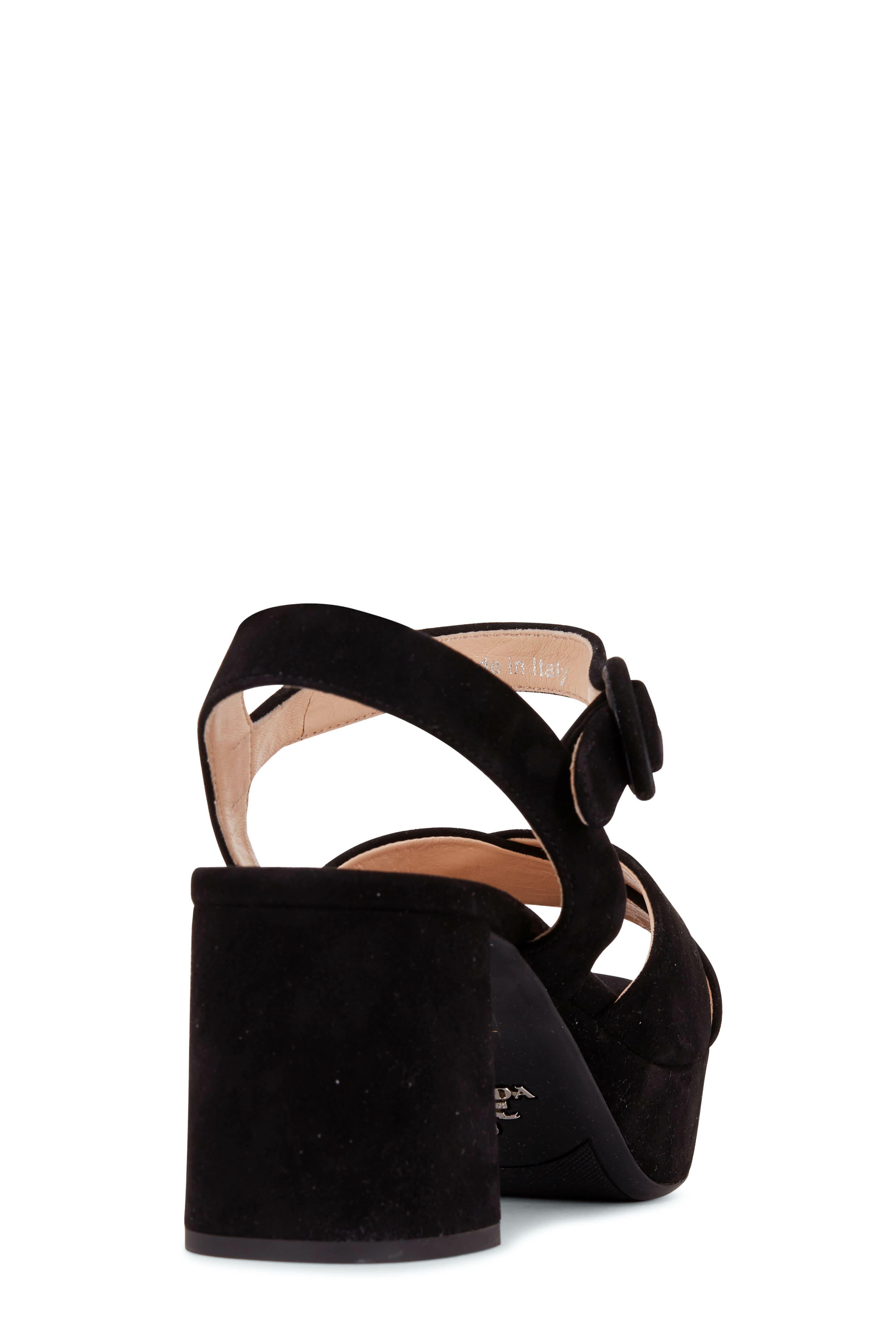 Prada chunky heel clearance sandal