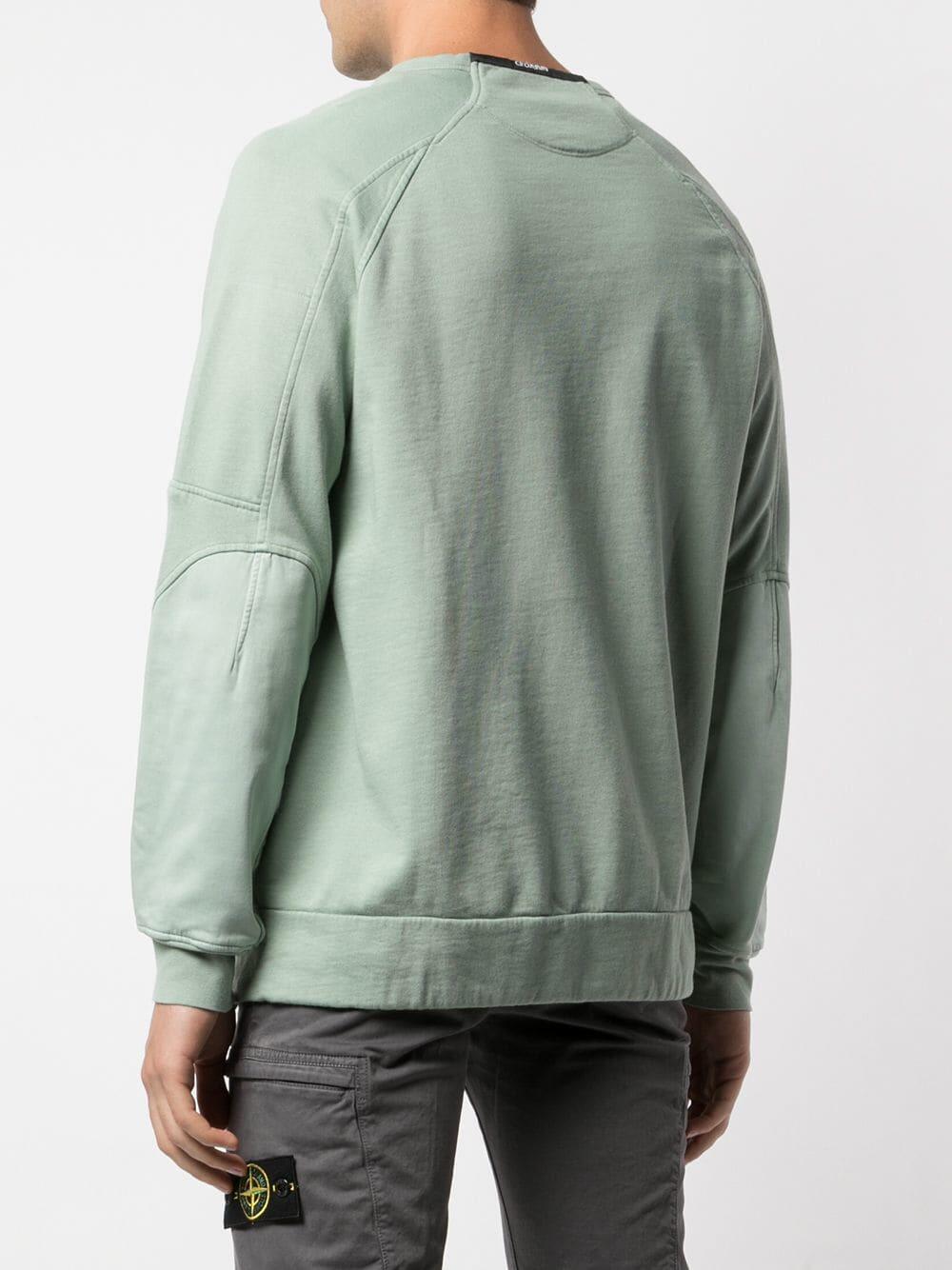 Cp company side online zip sweatshirt