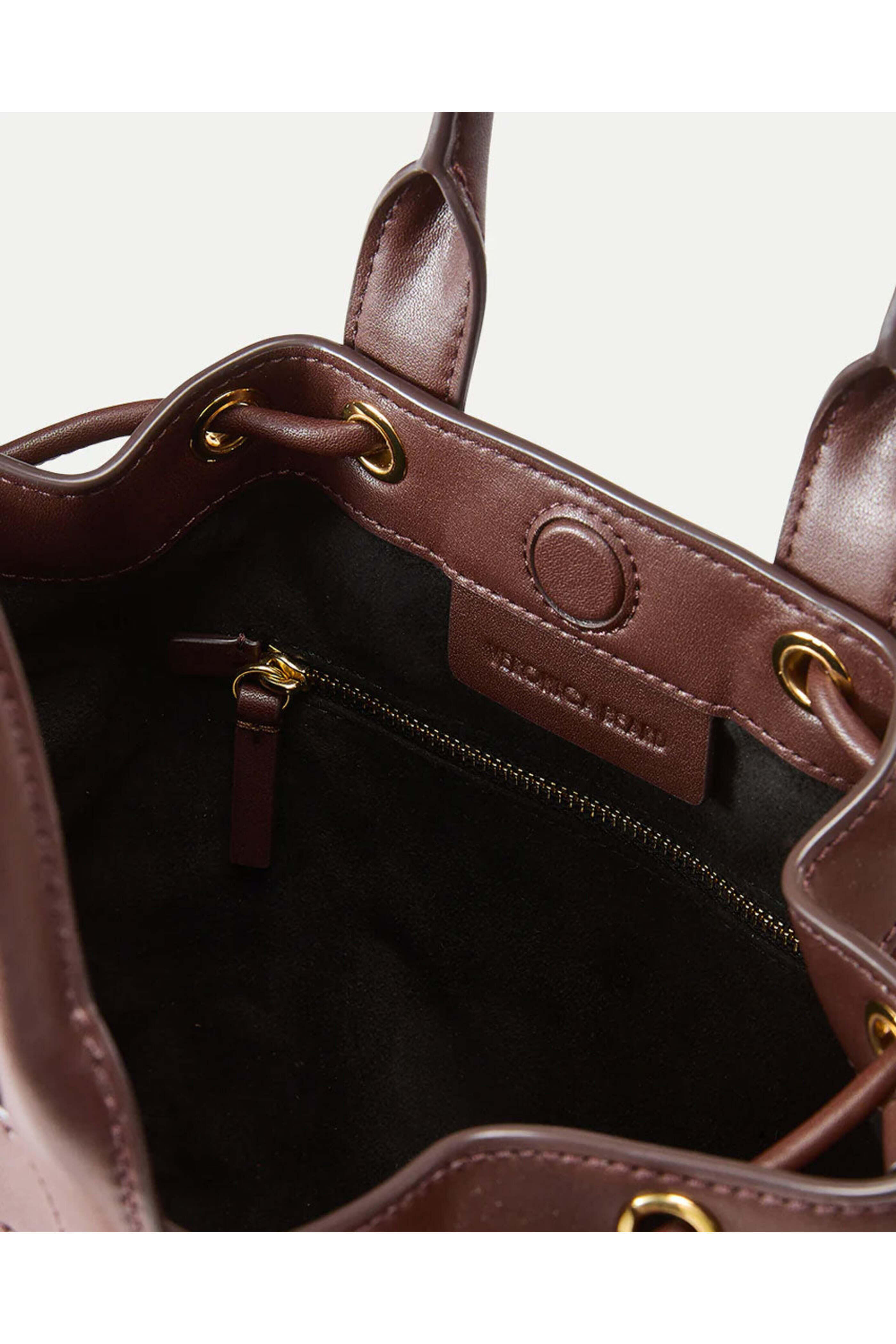 Veronica Beard - Goody Drawstring Bag in Chesnut