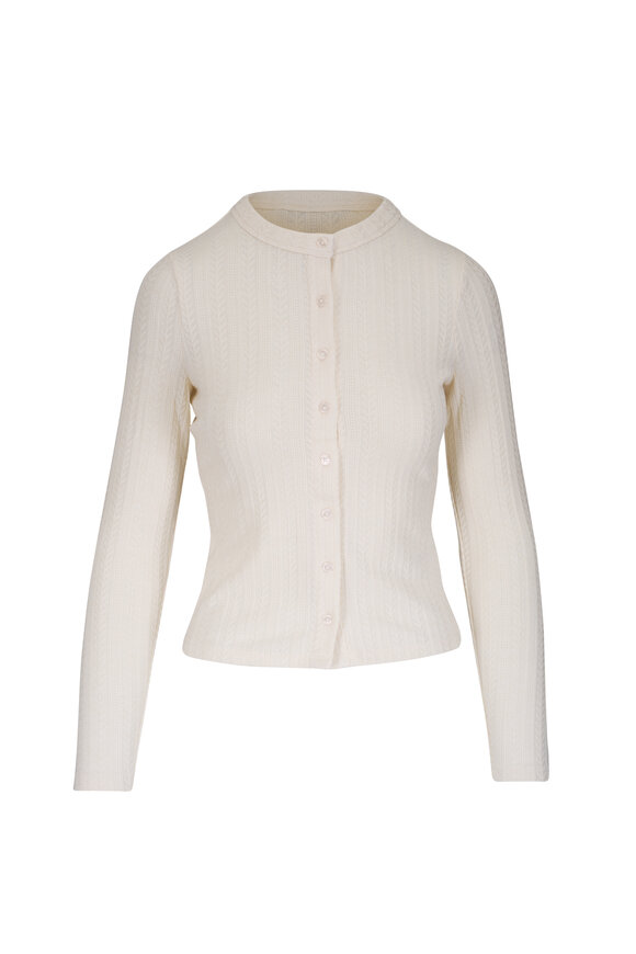 Veronica Beard Lira Ecru Cardigan