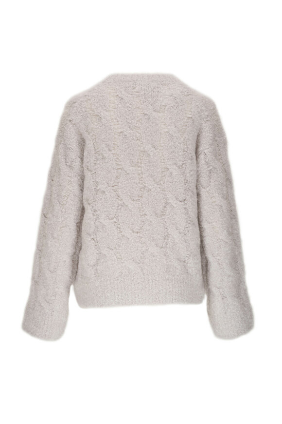 Dorothee Schumacher - Fluffy Touch Gray Knit Pullover