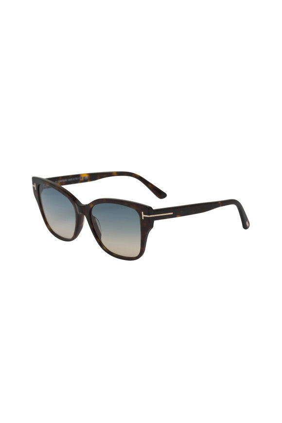 Tom Ford Eyewear - Elsa Havana Polarized Cateye Sunglasses