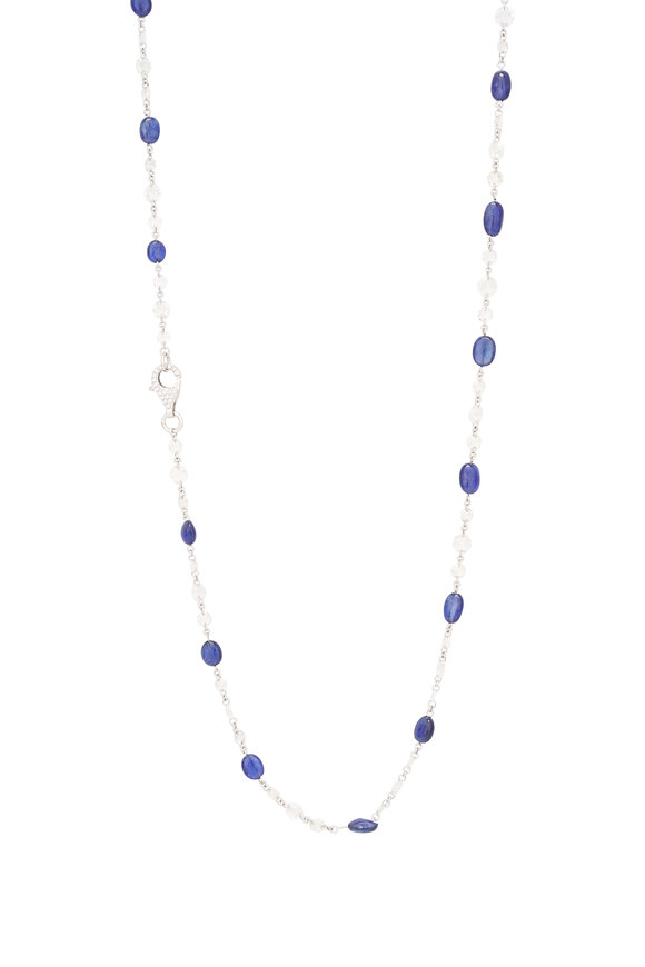 Saboo Fine Jewels Illuminecent Diamond & Sapphire Necklace