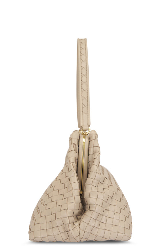 Bottega Veneta The 1998 Ecru Intrecciato Leather Top Handle Bag - view 4