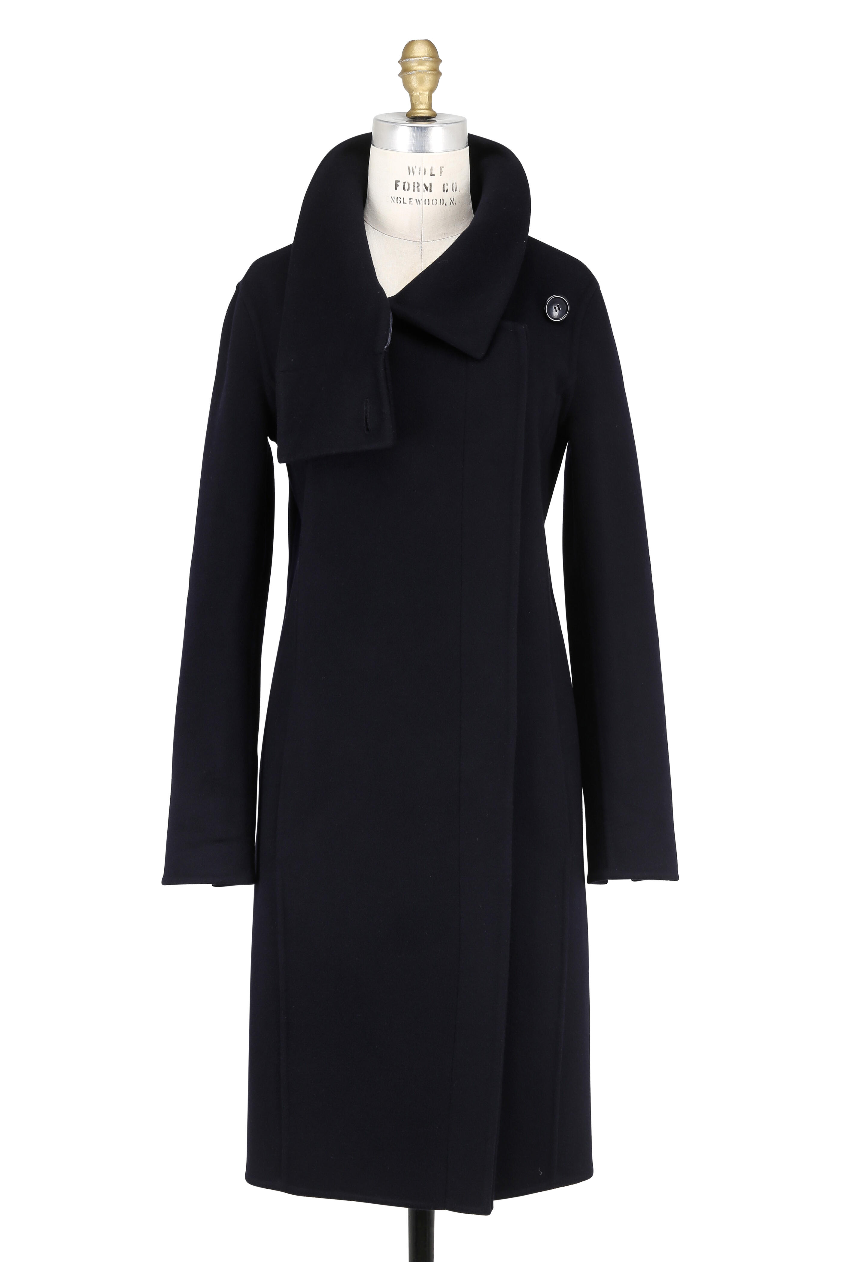 Akris - Magnolia Midnight Double-Faced Cashmere Coat