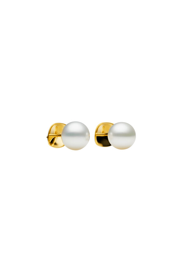 Paspaley Button Pearl Studs