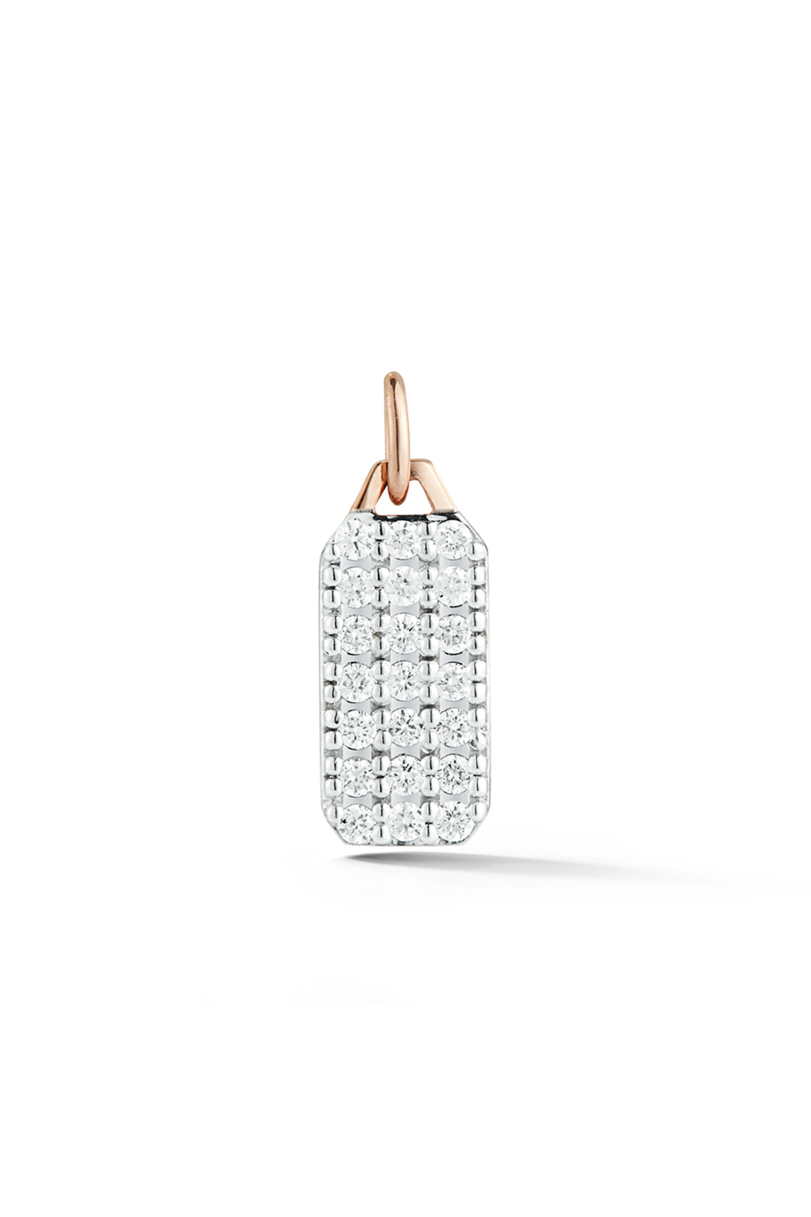 Walters Faith - Dora 18K Rose Gold & Mini Diamond Hex Charm