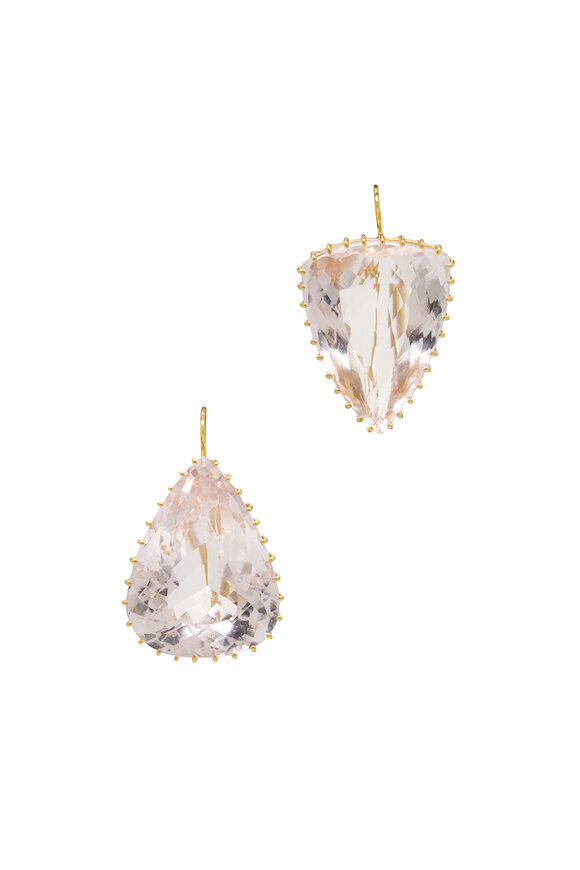 Renee Lewis Antique Morganite Earrings