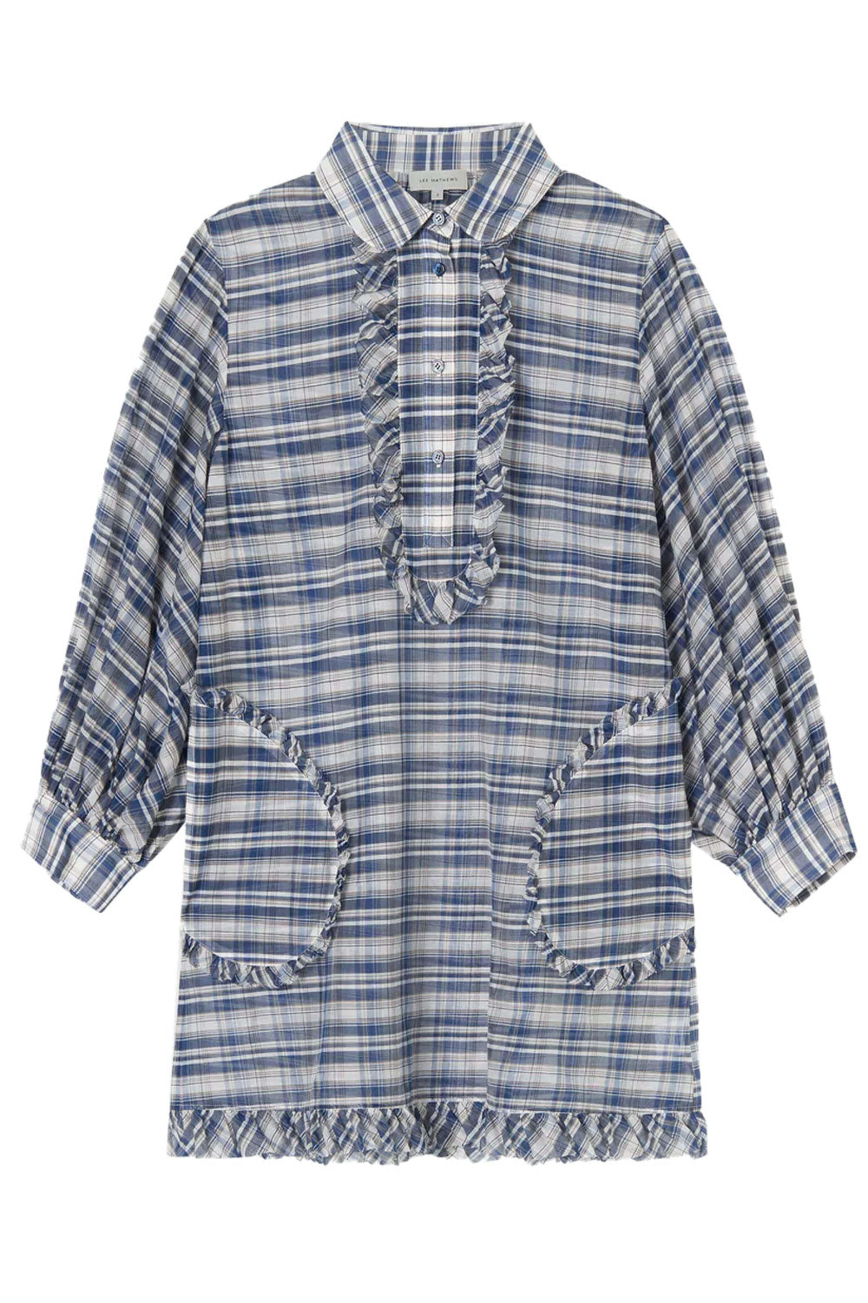 Lee Mathews - Navy Paley Dress