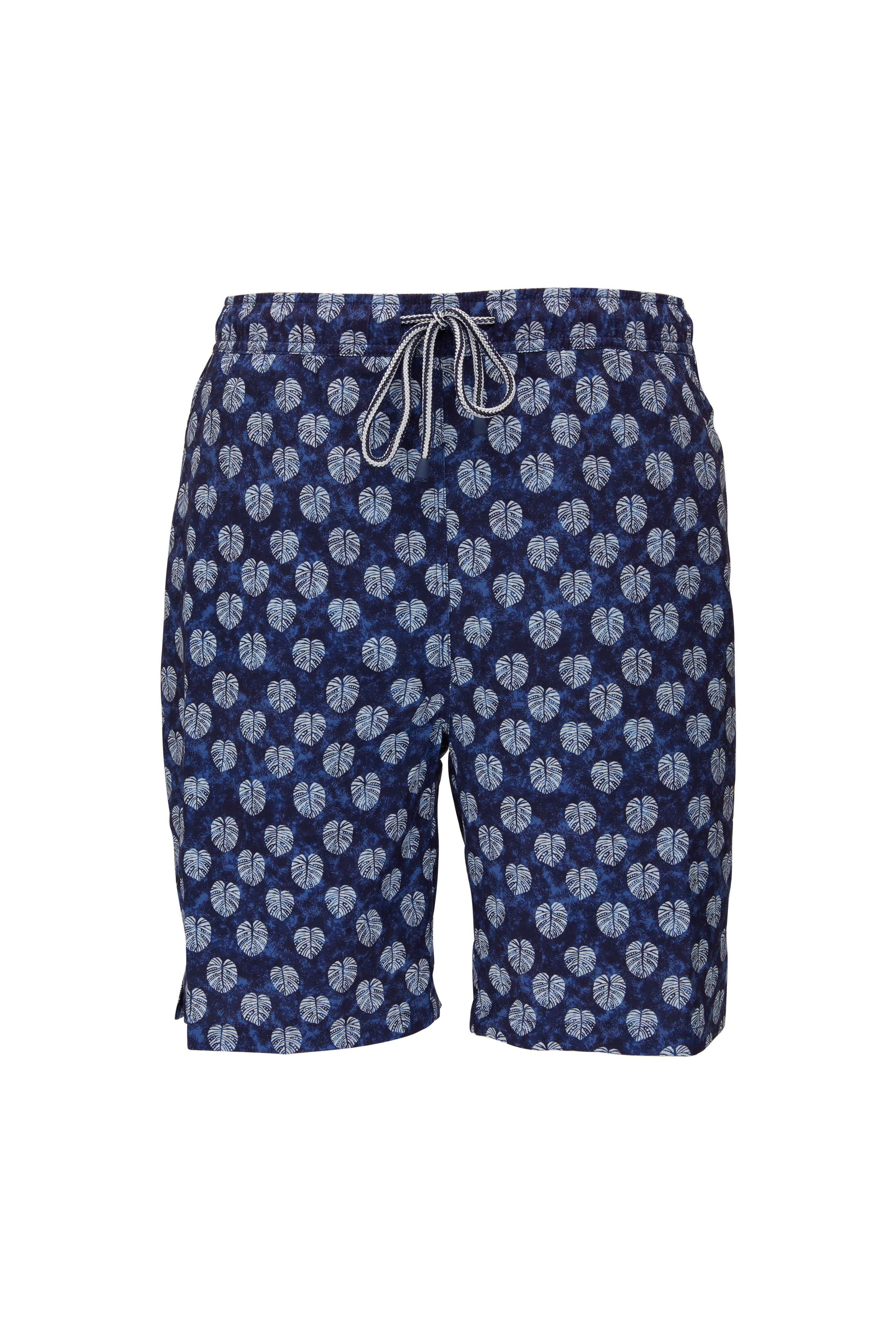 Peter Millar - Navy Batik Swim Trunks | Mitchell Stores