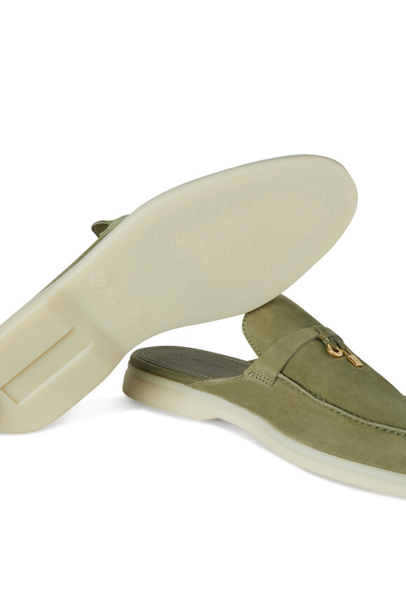 Loro Piana Summer Charms Walk Tea Room Suede Loafer - view 9