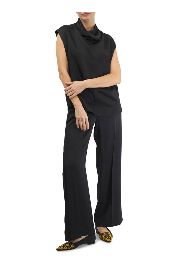 Totême - Black Cuff Slit Pant