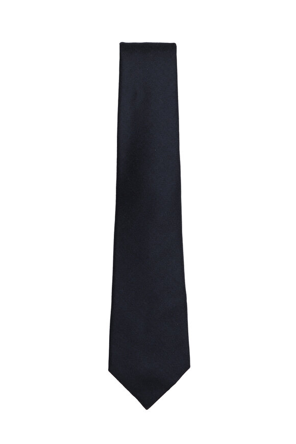 Kitonネクタイ Kiton - Yellow & Blue Micro Geometric Silk Necktie