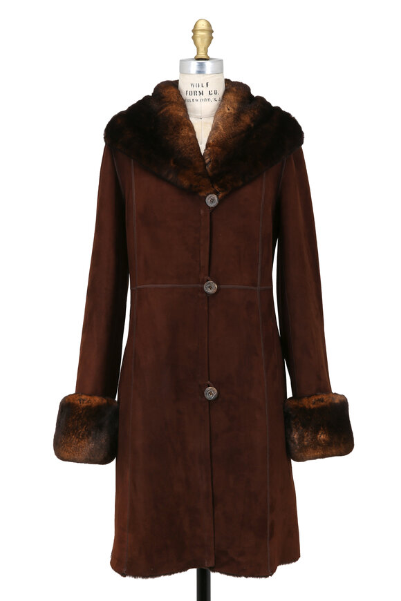 Viktoria Stass - Mocha Fur & Shearling Coat