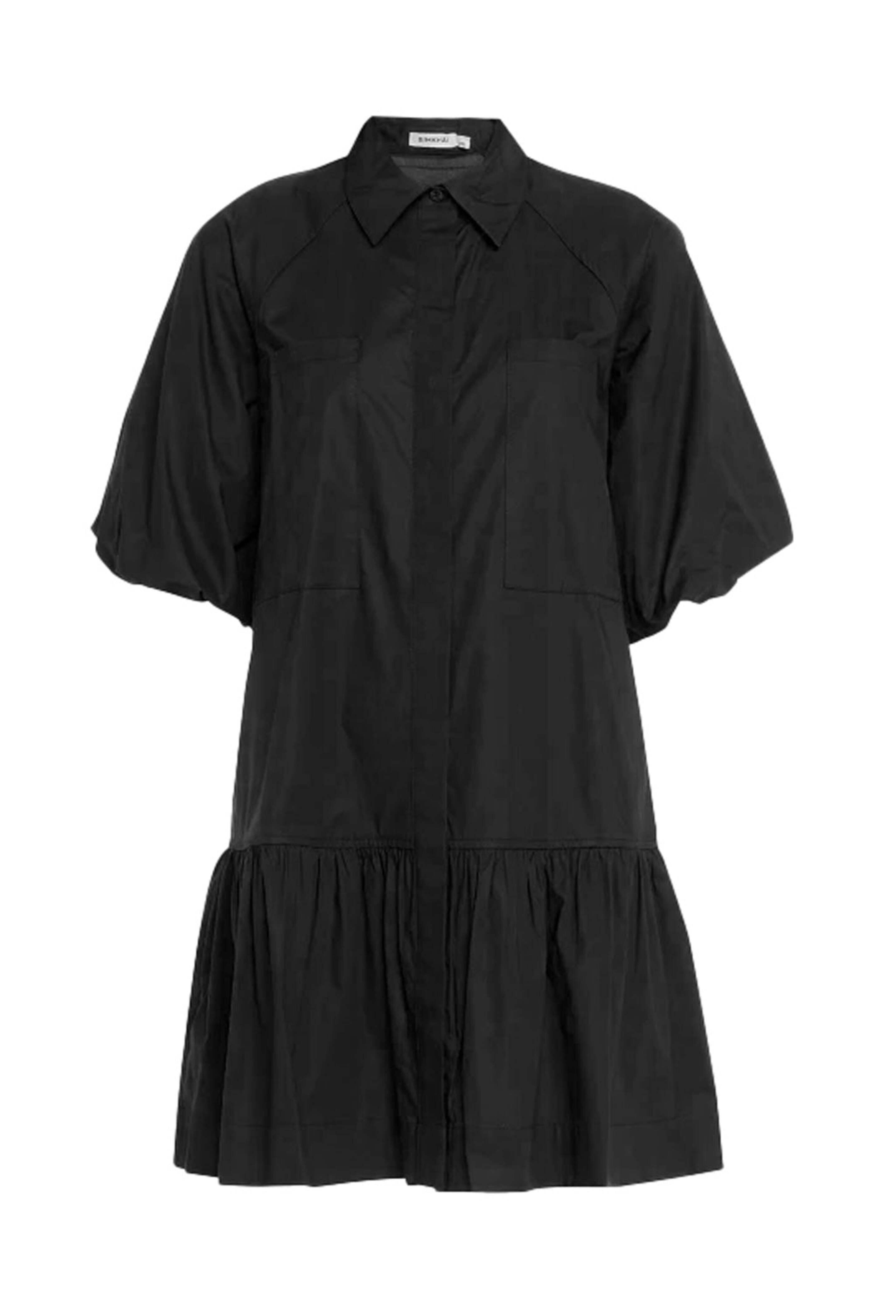 Simkhai - Black Crissy Cotton Poplin Shirt Dress