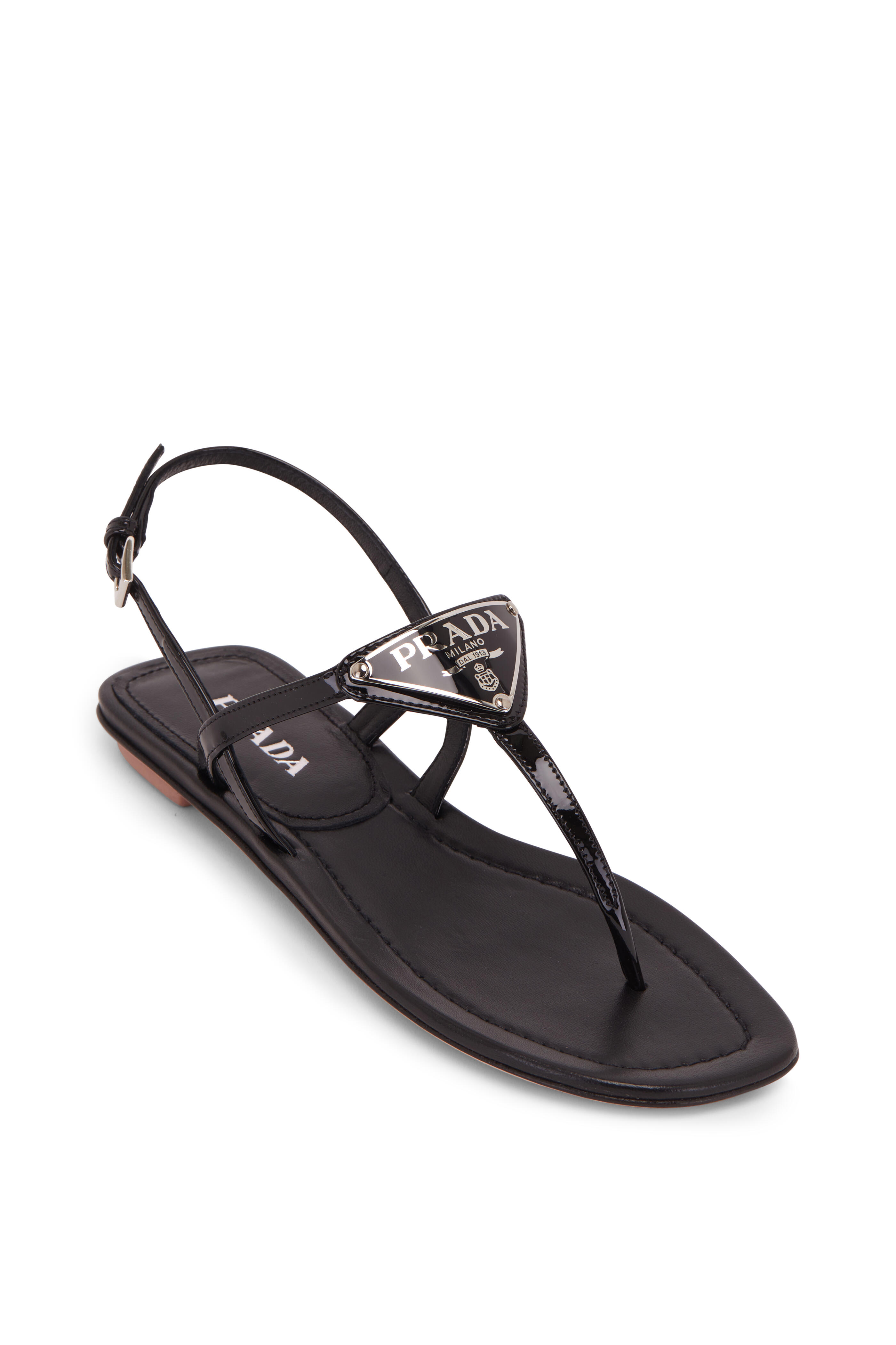Black Thong Sandals 