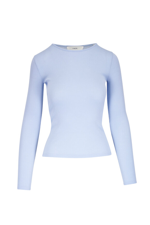 Crop Fit Crew Neck Sweatshirt