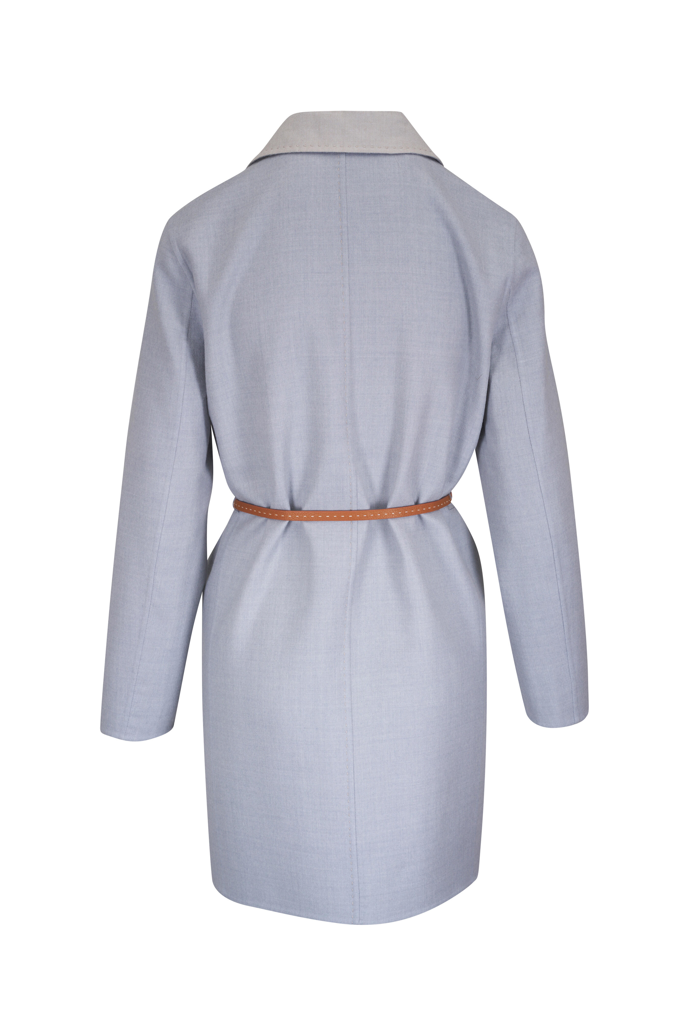 Lafayette 148 New York - Two-Tone Wool & Silk Reversible Jacket