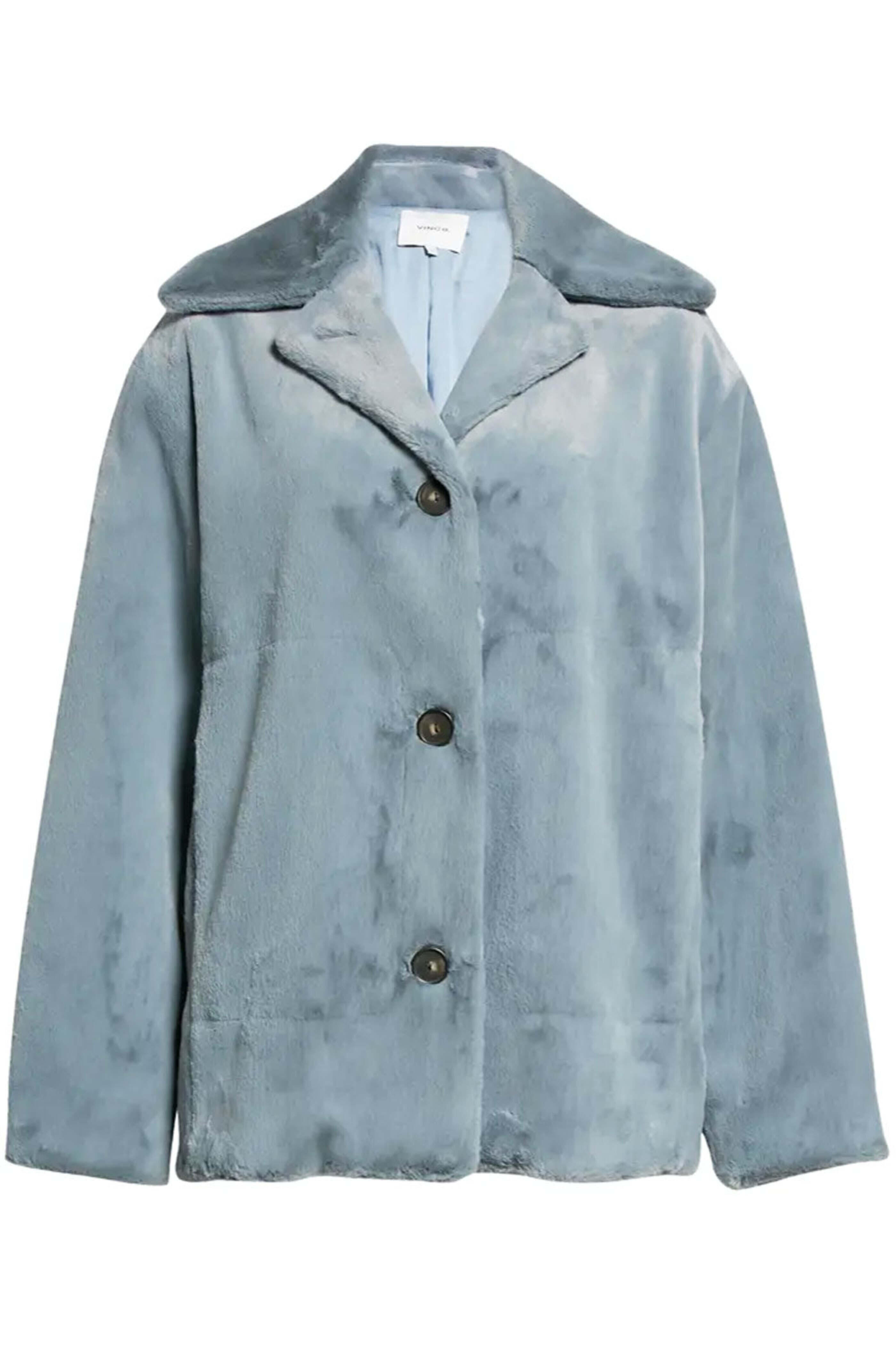 Vince - Steel Blue Plush Jacket