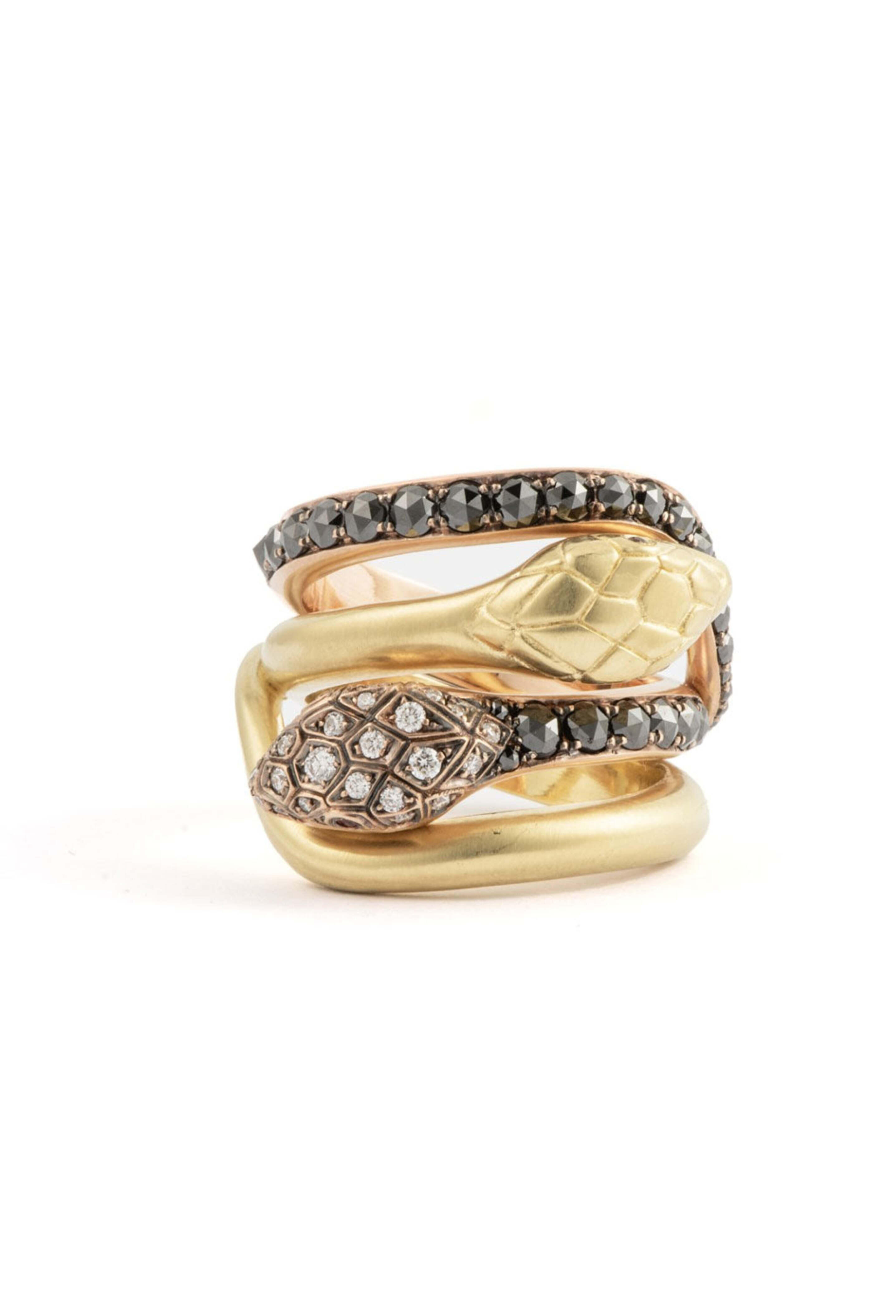 Sylva & Cie - Interlocking Snake Ring
