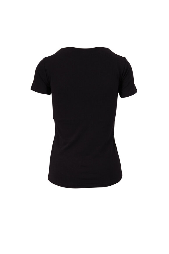 Dorothee Schumacher - All Time Favorites Black Scoop Neck T-Shirt