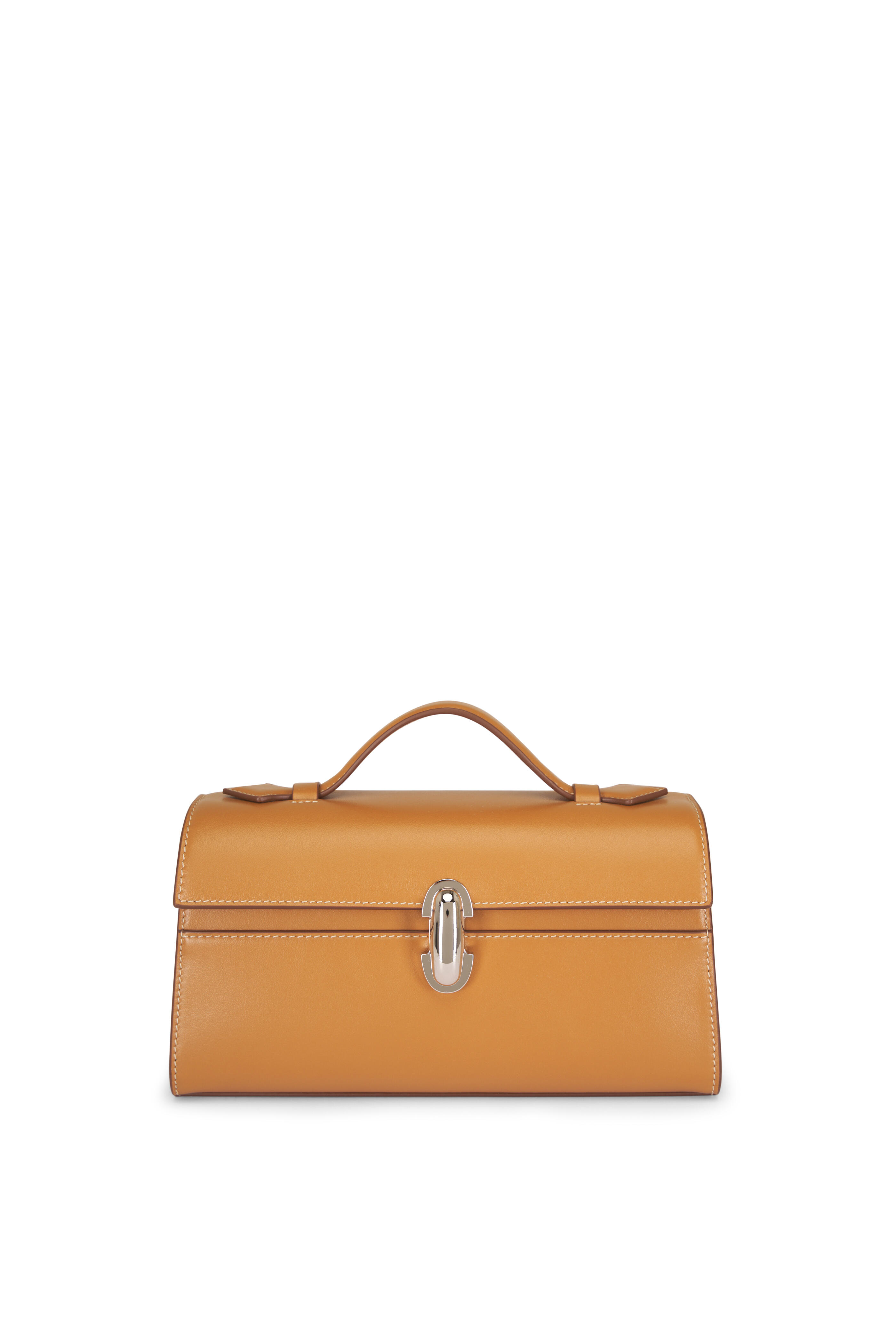 Savette - Symmetry Pochette Saddle Leather Top Handle Bag
