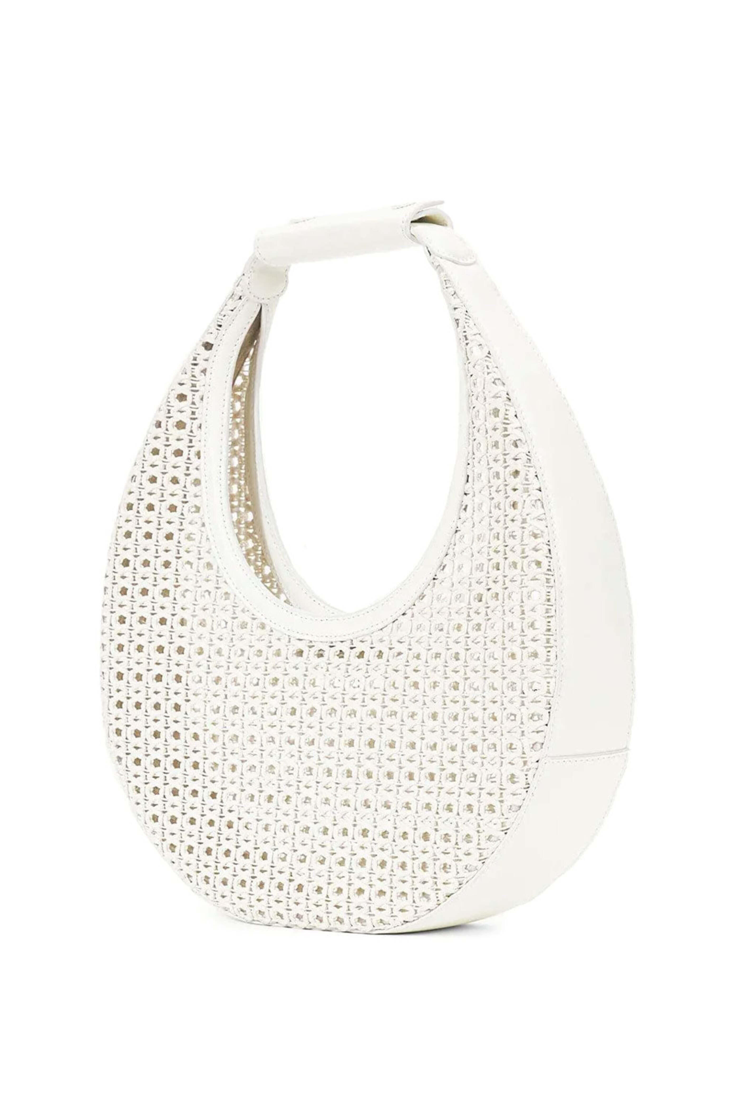 Staud - Moon Raffia Tote Bag in Paper