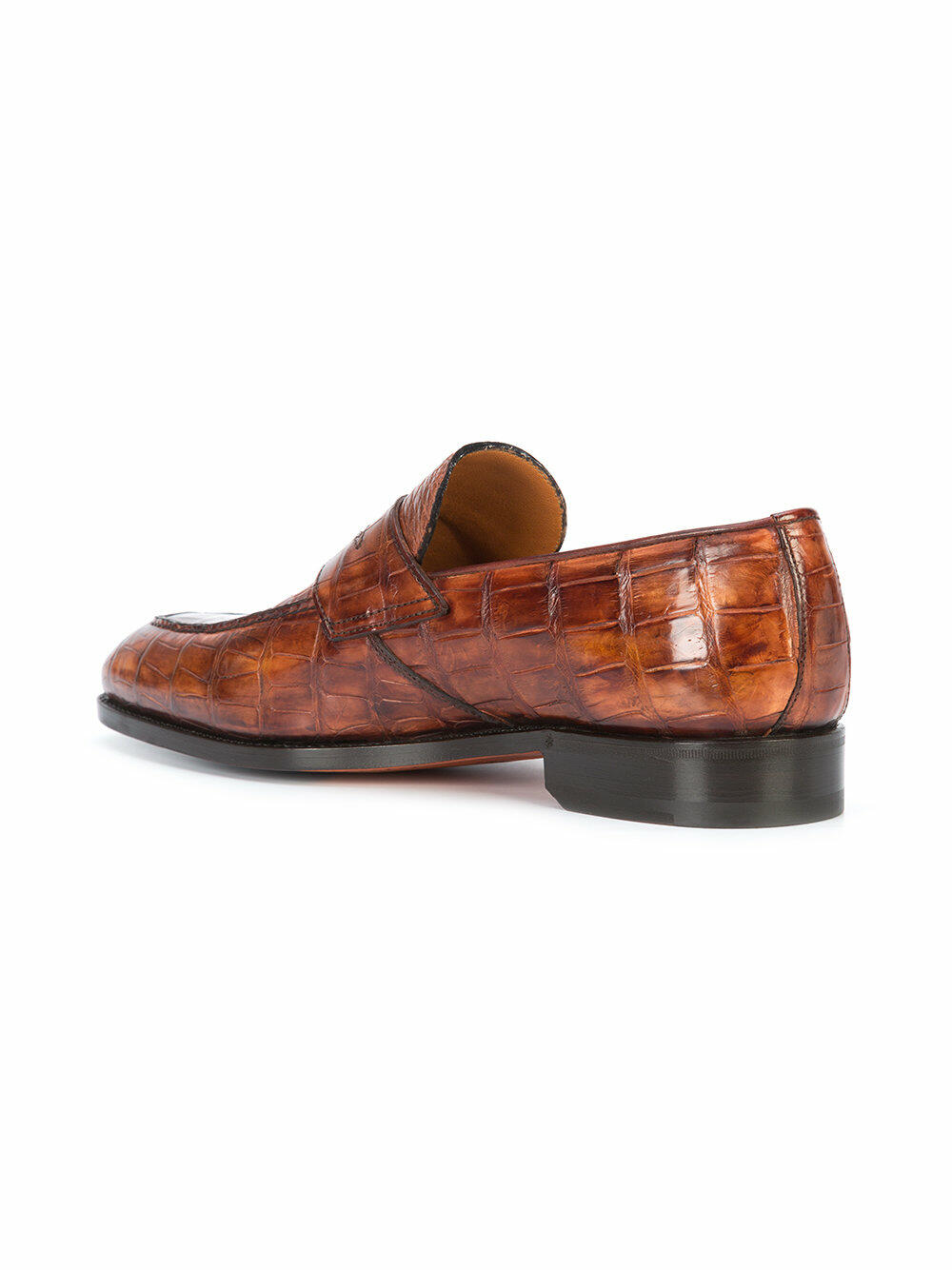 Pinch Penny Loafers - Chocolate Burnished Alligator