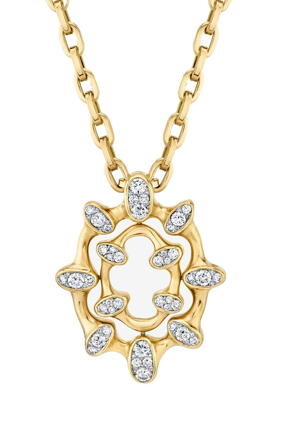 Vram Chrona Diamond Pendant Necklace