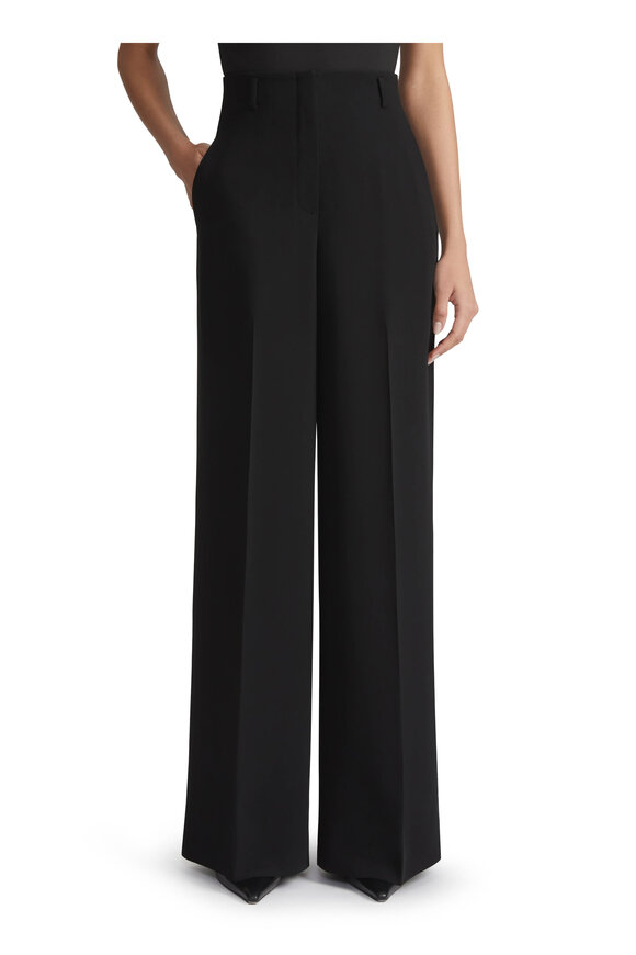 Lafayette 148 New York Thames Black Wide Leg Pant - view 2