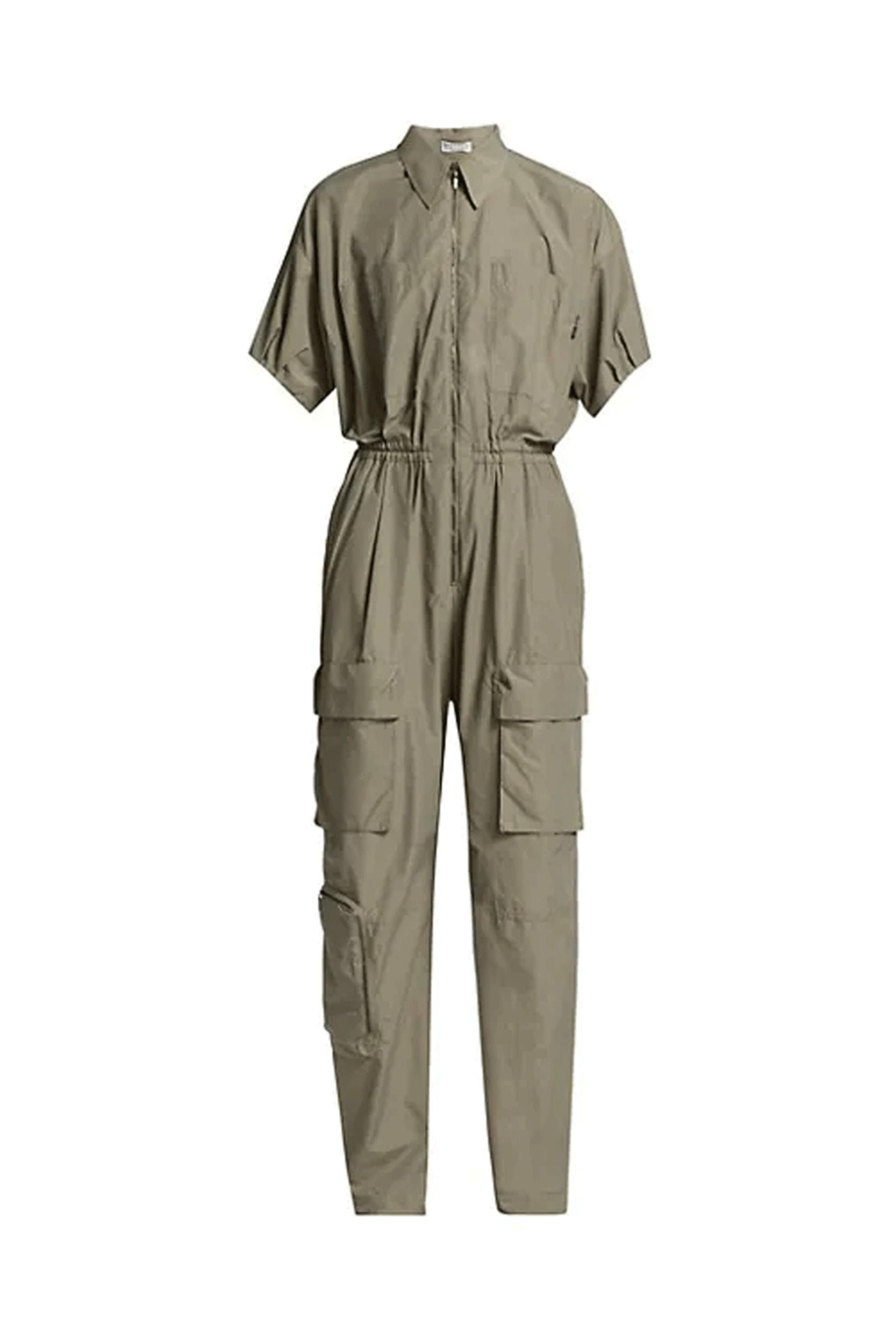 Brunello Cucinelli - MIlitary Techno Zip Front Jumpsuit