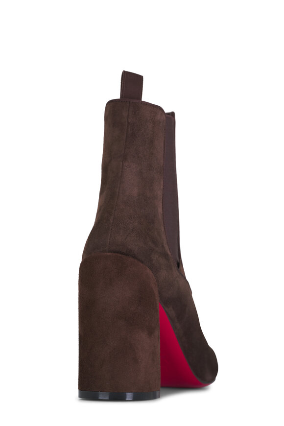 Christian Louboutin - Turelastic Cosme Suede Boot, 85mm 