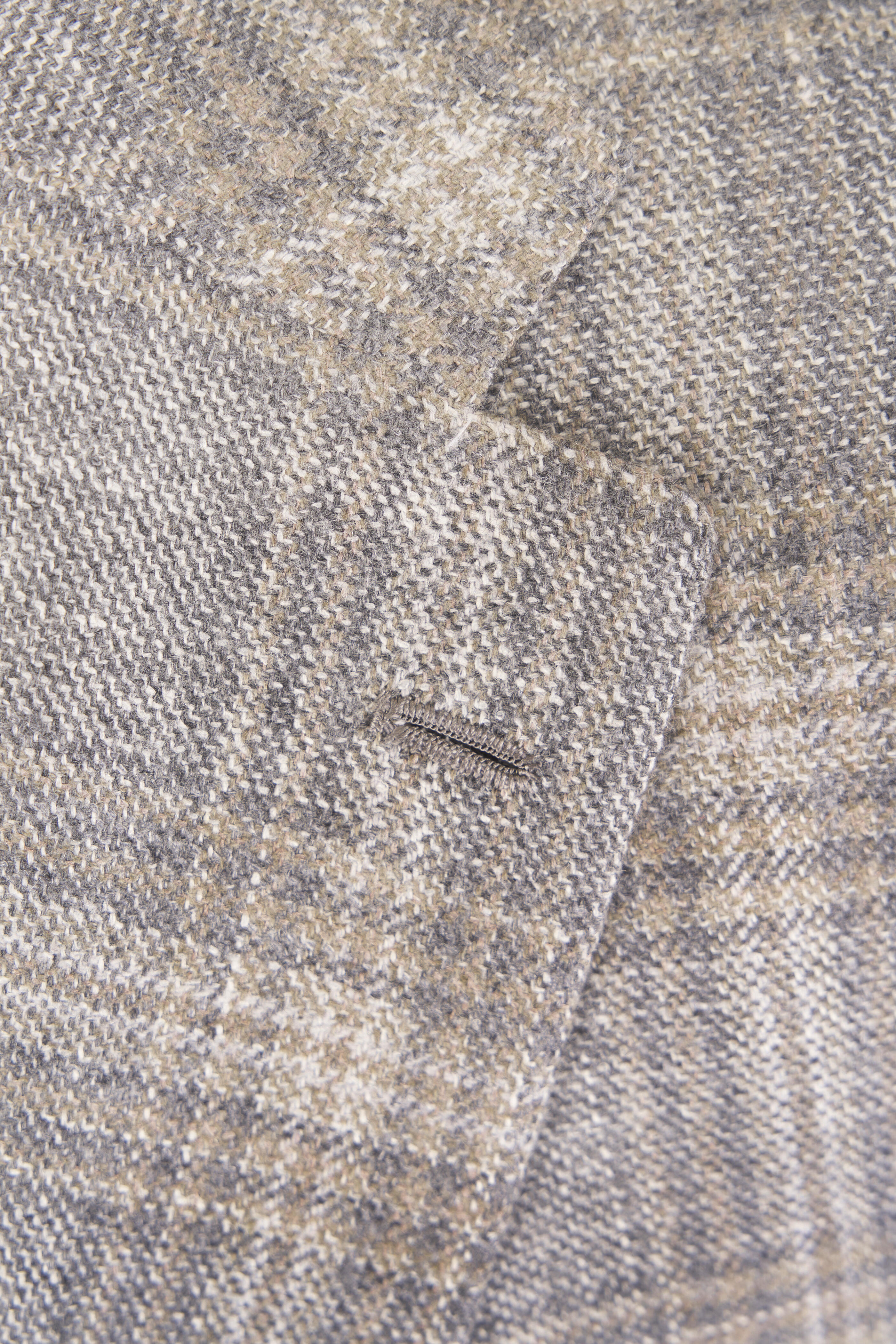 Kiton - Gray & Tan Cashmere, Wool, Silk & Linen Sportcoat - view 3