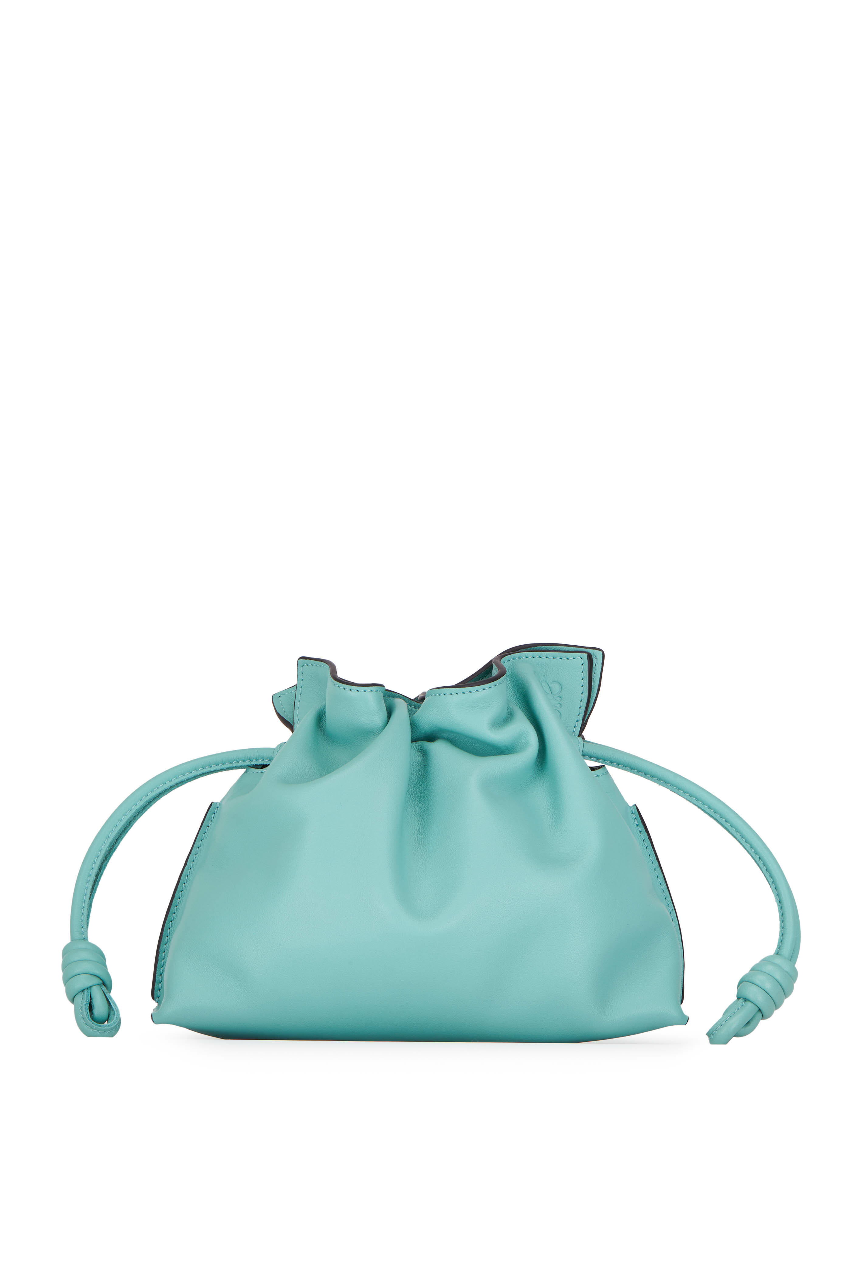 Loewe - Flamenco Fresh Mint Leather Mini Knot Bag