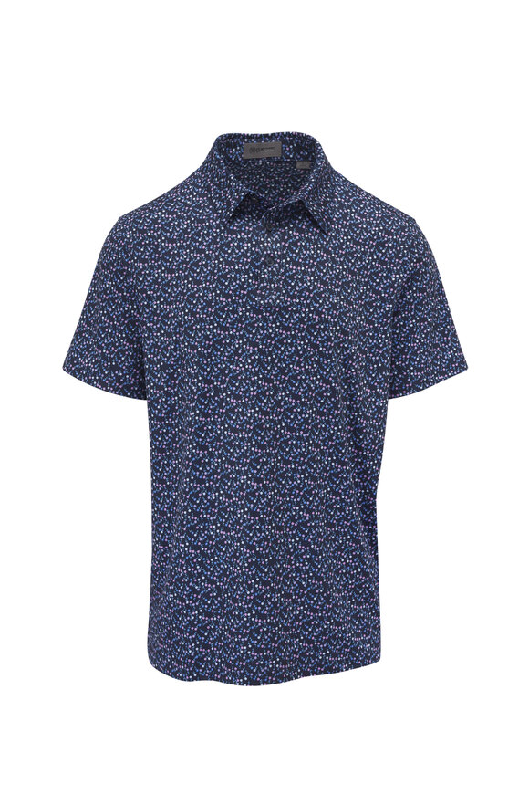 G/Fore Navy Aye Poppytech Polo