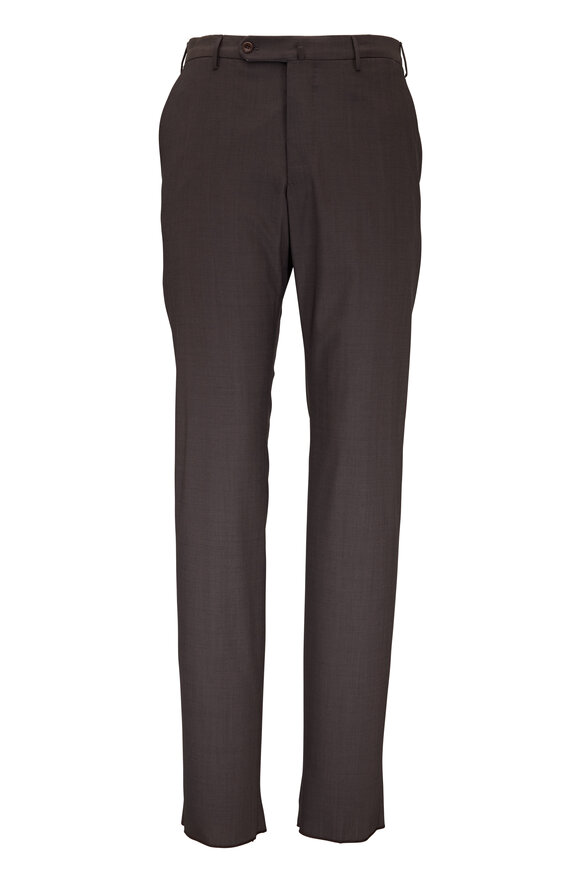 Incotex - Gray Wool Classic Fit Pant