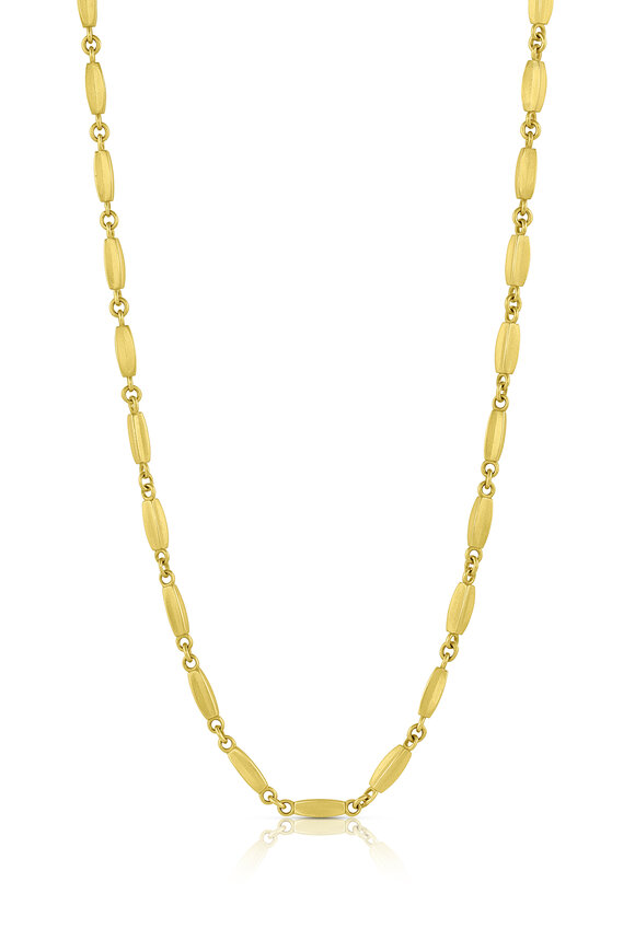 Leigh Maxwell 18k Yellow Gold Bahari Continuous Pod Necklace - view 1
