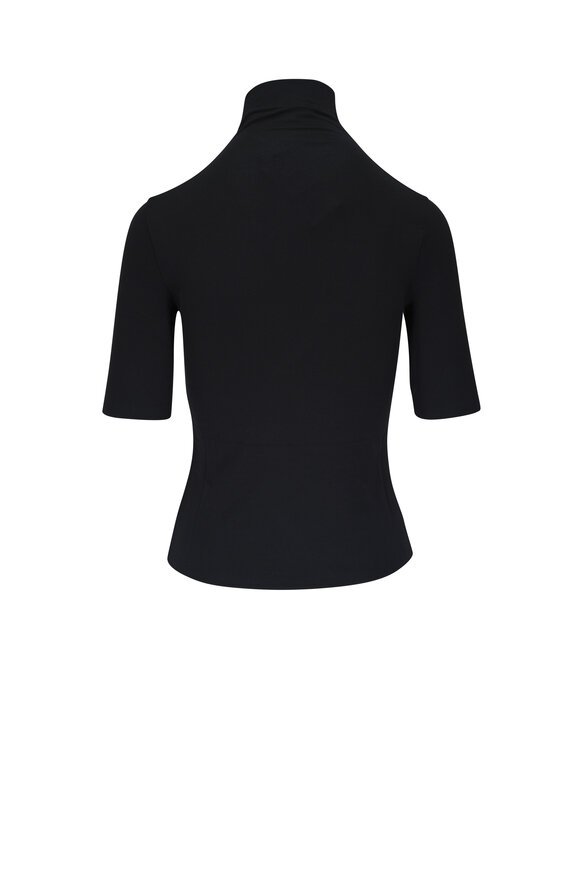 Vince - Black Elbow Length Sleeve Turtleneck