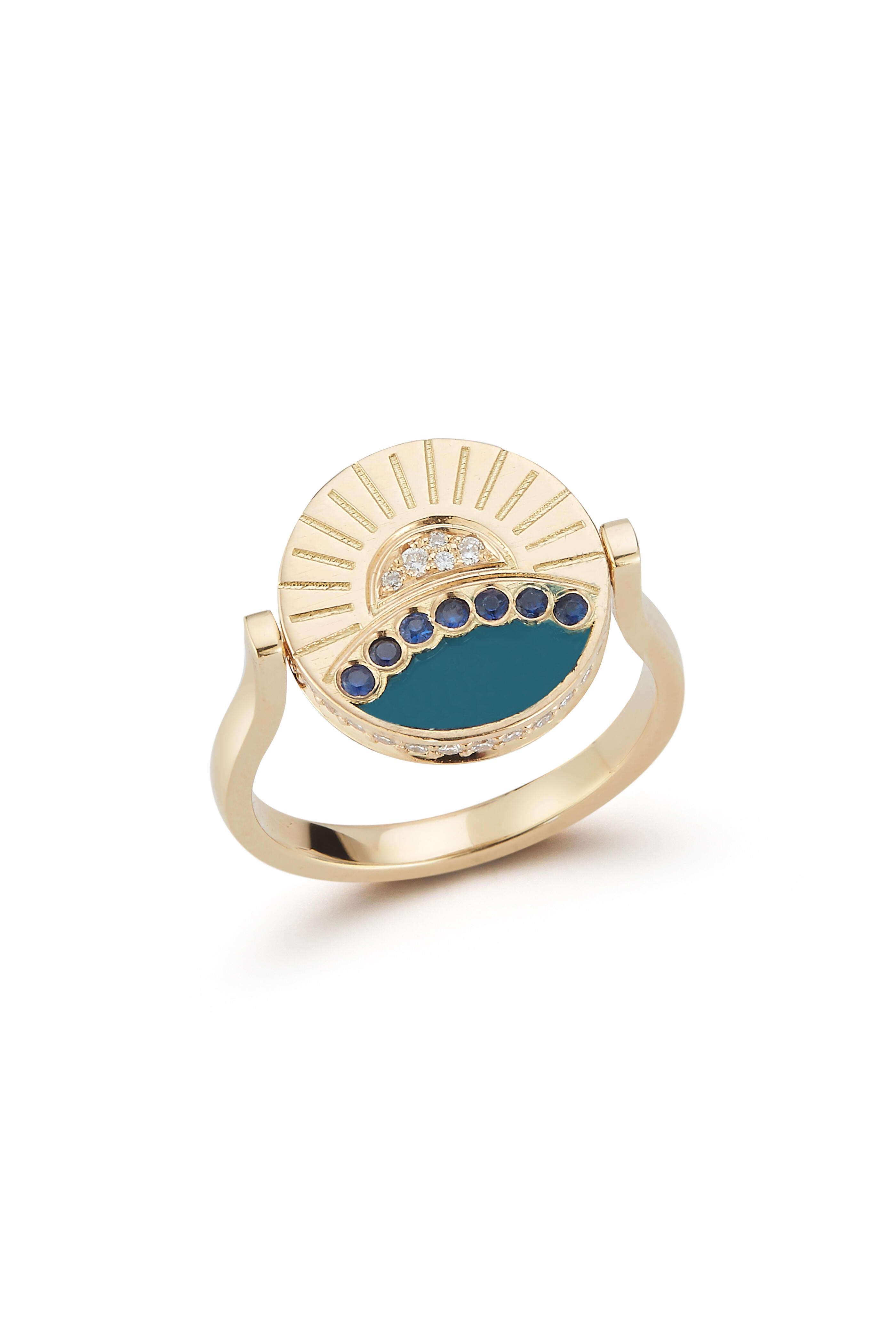Renna Jewels - Horizon & Nightscape Spin Ring