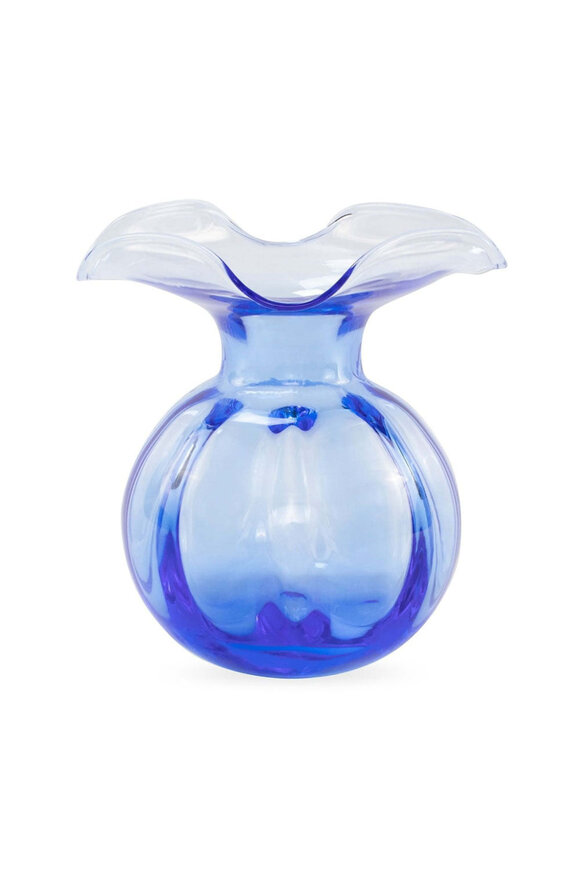 Vietri Hibiscus Bud Vase in Cobalt