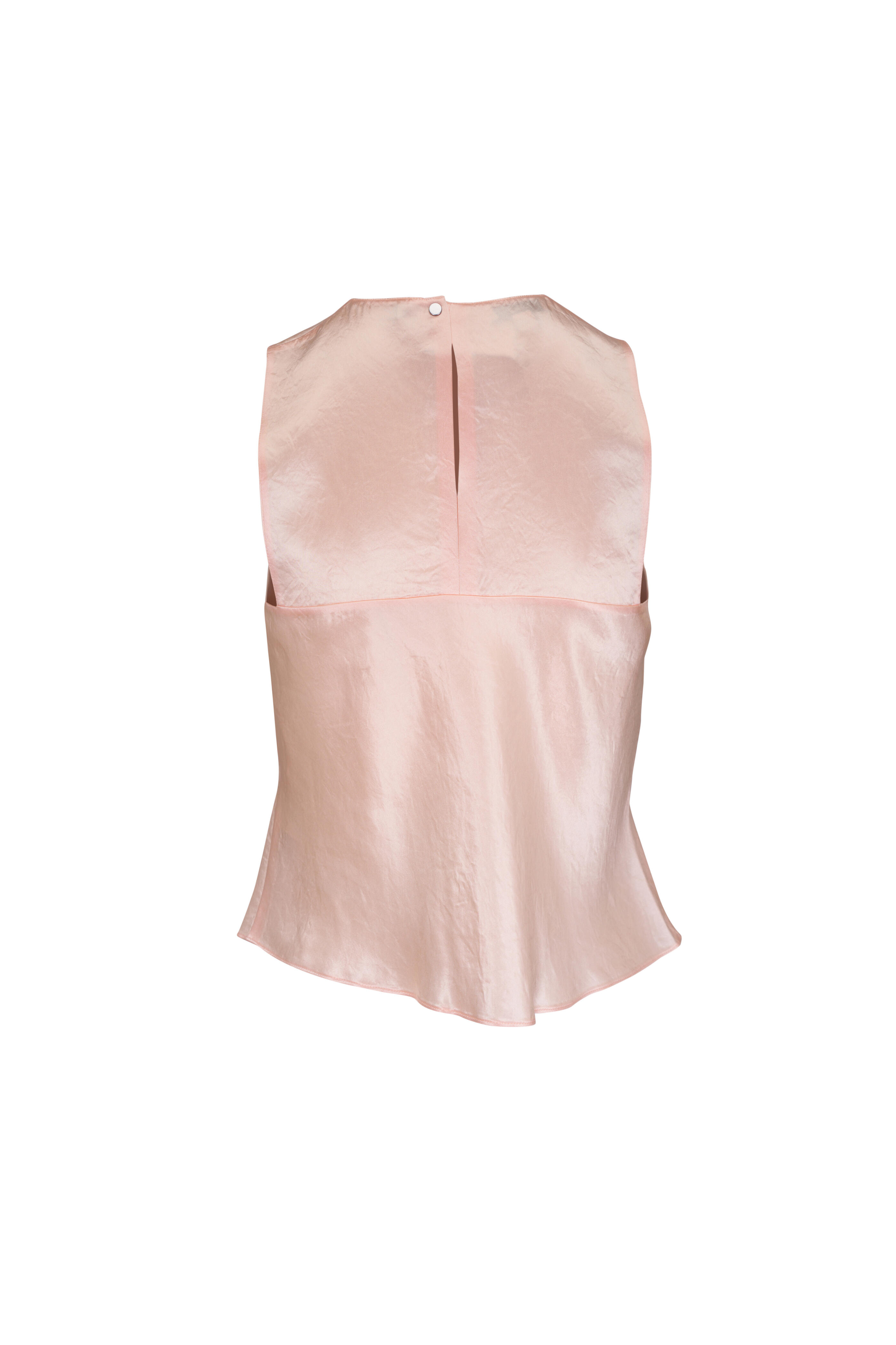 Vince - Lychee Satin Bias Shell