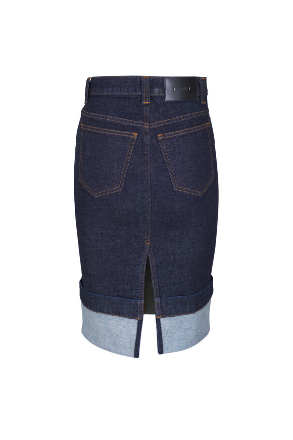 Khaite Kendra Benson Denim Skirt - view 6