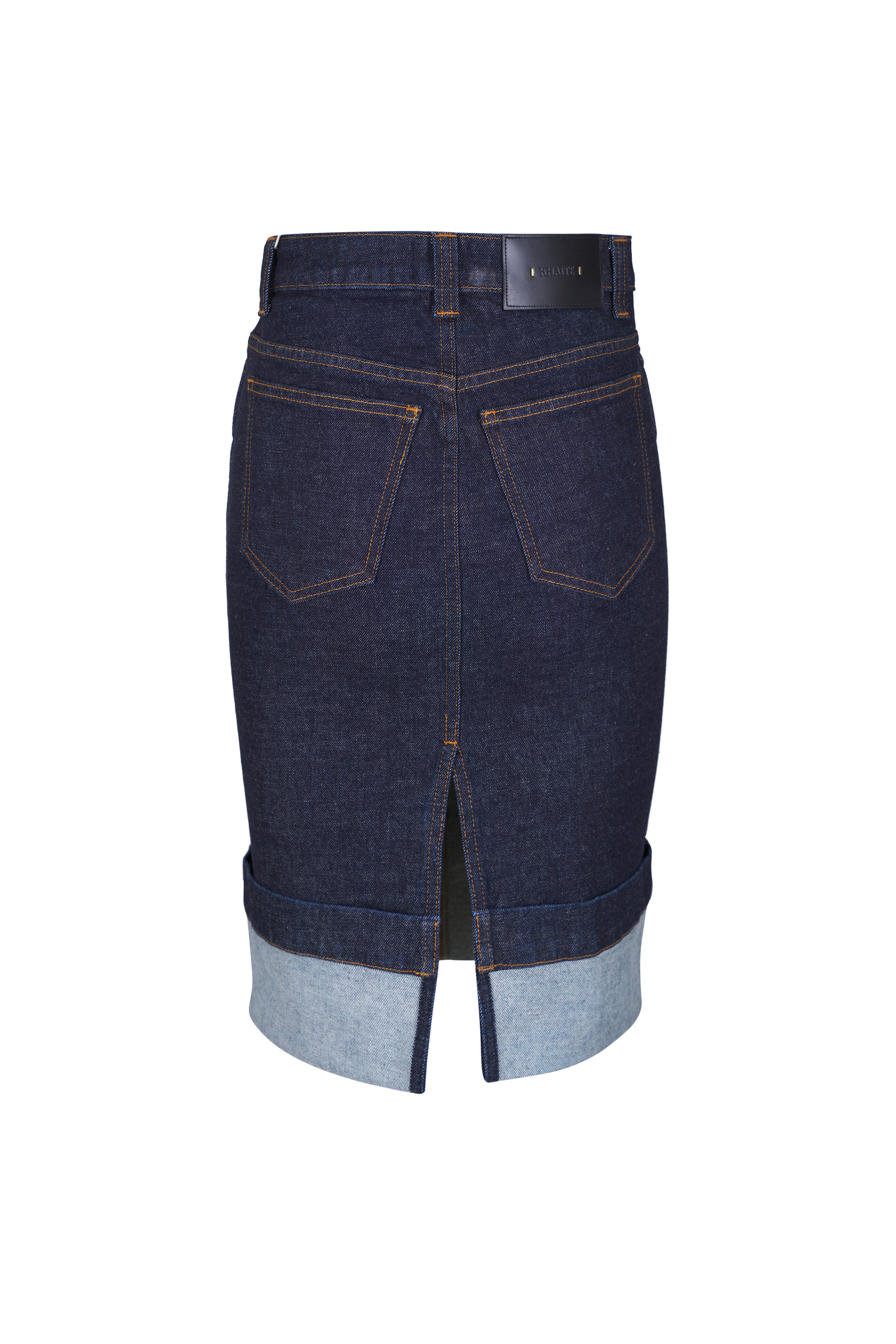 Khaite - Kendra Benson Denim Skirt